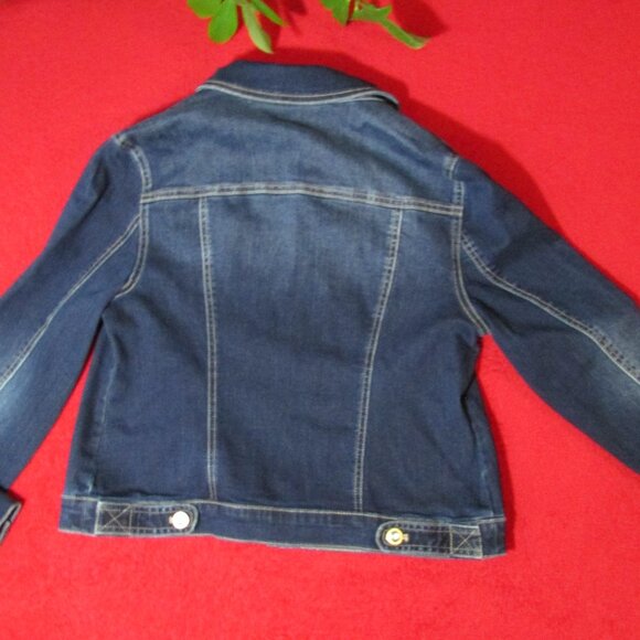Chico's Embellished Jean Jacket 0= sz 2-4 - Picture 11 of 11
